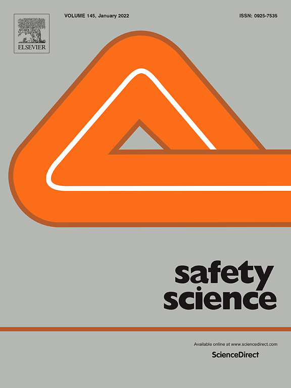 Cover of Safety Science Journal