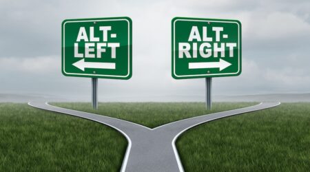 road signs showing alt left and alt right